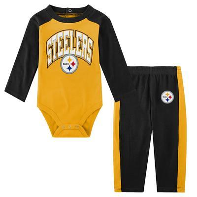 NFL Pittsburgh Steelers Black Long Sleeve Core Big & Tall T-Shirt - 2XL