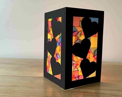 Heart Lantern Craft Kits For Girls, Valentines Day Gifts Kids
