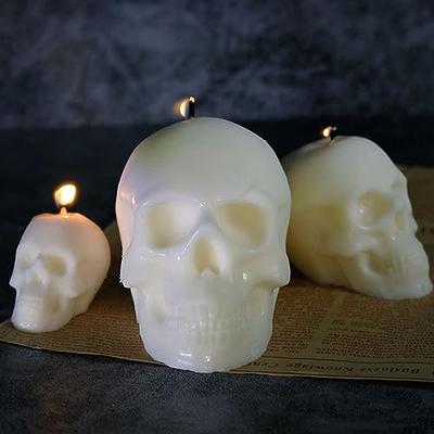 Voaesdk 3D Skull Resin Molds, 3 Sizes Silicone Skeleton Epoxy