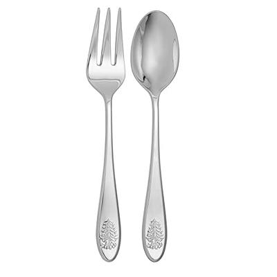 LIANYU 2 Pack Camping Travel Silverware Set, Portable Utensils Set,18-Piece  Stainless Steel Flatware Cutlery, Reusable Lunch