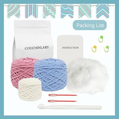 LOKUNN Crochet Kit for Beginners, 6 Pcs Crochet Potted Flowers  Kit (Blue), Complete Crochet Kit for Beginners Adults with Step-by-Step  Instructions and Video Tutorials