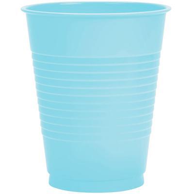 Pastel Blue 16 oz Plastic Cups
