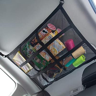 Msyuusr Mesh Cargo Net for Car, Stretchable Trunk Storage Net