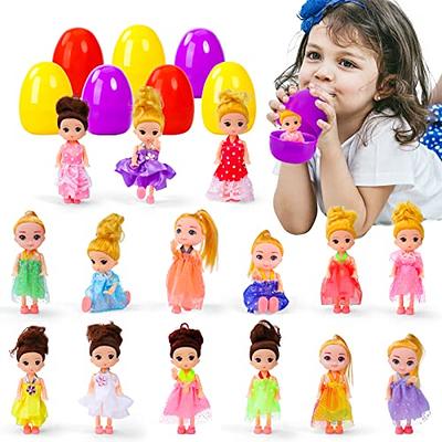 Bennol Cute Girl Dolls, Little Dolls Set with Hair and Clothes, Princess  Dolls Toys for Dollhouse