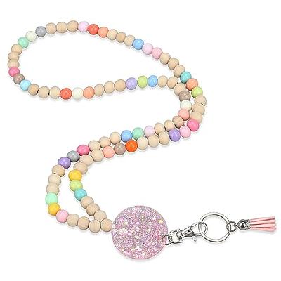 Cute Silicone Beaded Teacher Lanyard Necklace Key Lanyard Keychain Id  Holder Teacher Lanyards for Id Badges and Keys for Women Employees Students  (Cute Lanyard-01) - Yahoo Shopping