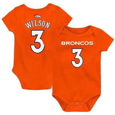 Men's Fanatics Branded Russell Wilson Orange Denver Broncos Big & Tall  Player Name & Number T