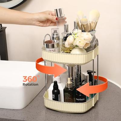 2 Tier Perfume Organizer Rustproof Cosmetic Organizer for Bedroom Living  Room