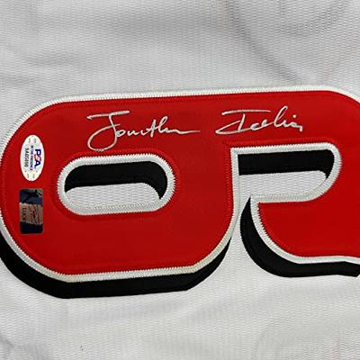 Framed Autographed/Signed Jonathan India 33x42 Cincinnati White Jersey JSA  COA