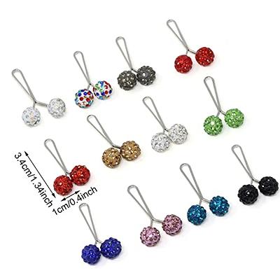 12 pcs Fancy Plain Colorful Scarves Safety Pin,Scarf Pins,Hijab Pins,Brooch  Pins