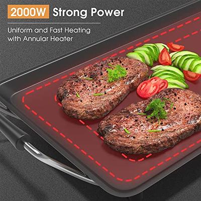 Electric Warming Tray with Adjustable Temperature Control - Costway