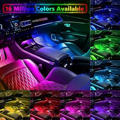 Dreamcolor Acrylic Interior Car Lights, AMKI Car LED Strip Light with APP  Control, Car Accessories Car