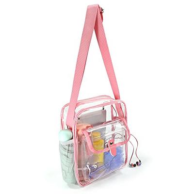 SPODEARS Clear Bag Stadium Approved Crossbody Purse, Small Clear Tote Bag  for Concert Festival Work Sports Events