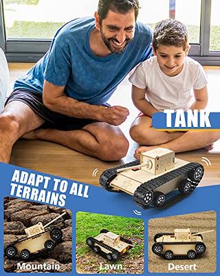 5 Set STEM Projects for Kids Ages 8-12, Model Car Kits, Wooden 3D