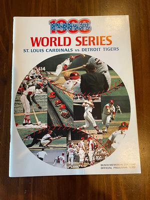 Vintage Official 1968 Tigers World Series Souvenir Program