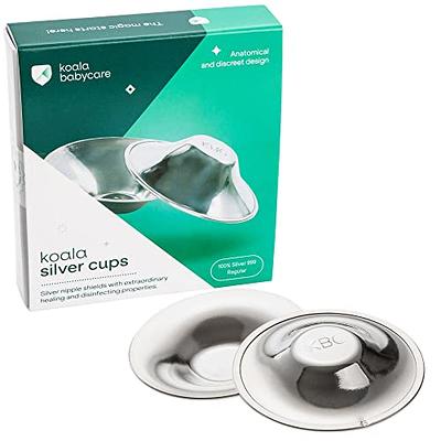 Boboduck The Original Silver Nursing Cups - Nipple Shields for