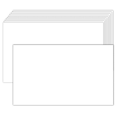 100 Pack White Blank Index Cards 3x5 Unlined Note Cards, Goefun