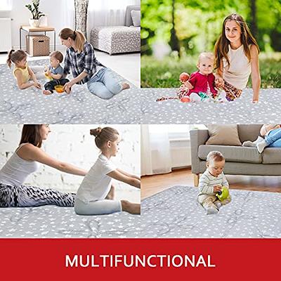 Premium Foam Baby Play Mat 72 X 59, Extra Large Activity Playmat for  Babies and Toddlers, Baby Mat for Floor, Non Slip Cushioned Baby Play Mats  for