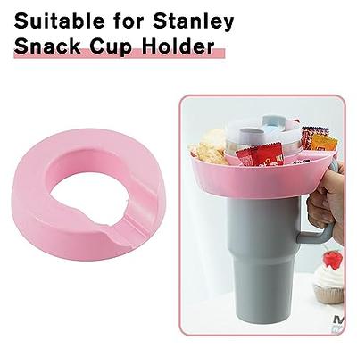 Snack Bowl for Stanley 40 oz Tumbler with Handle,Reusable Snack Ring for  Stanley Cup Accessories(Blue)
