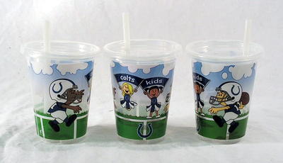 NFL 20 oz Detroit Lions Plastic Souvenir Cups, 8pk