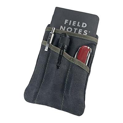 Hide & Drink Mini Belt Pouch Charcoal Black Waxed Canvas