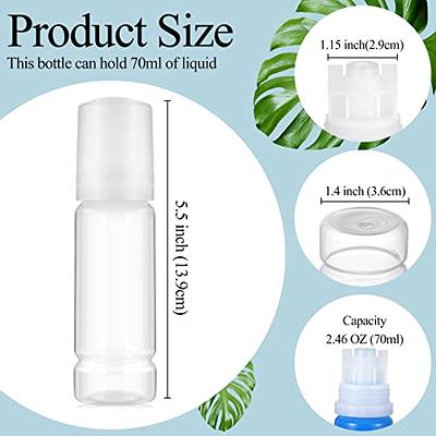 Zubebe 24 Pieces 70ml Bottles Empty 502 Ink Refill Bottles