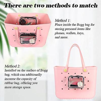 JOINDO 3 Packs Clear Insert Bag for Bogg Bag Accessories, Clear Cosmetic  Organizer Bags for Travel, Zipper Clear Makeup Bag Compatible with Bogg Bag,  Waterproof Clear Toiletry Insert Bags for Travel 