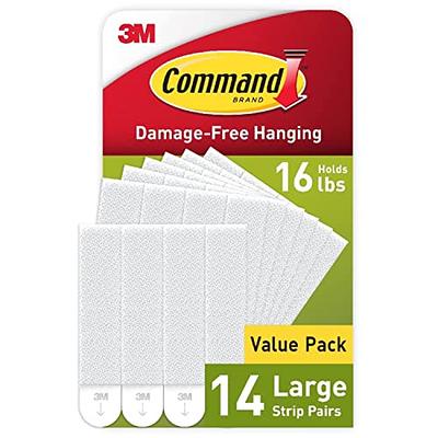 Command 3 lbs. White Medium Picture Hanging Adhesive Strips (12-Sets of Adhesive Strips)