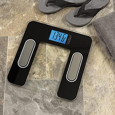 Walgreens Digital Glass Scale With Body Analysis Features, Black