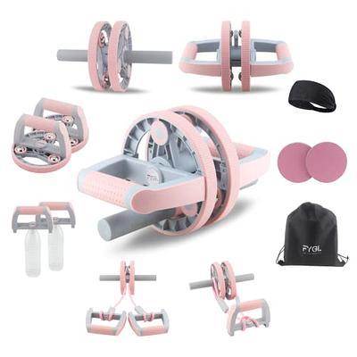 FYGL Home-Gym-Equipment, Ab-Roller-Wheel with Knee Pads