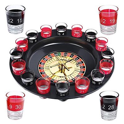 Shot Spinner Drinking Game for Adults Classic Party Game with Shot Glass