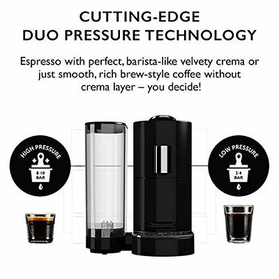 K-fee One Verismo Compatible Single Serve 19 Bar Dou-Pressure Coffee/Espresso Machine (Black/Copper)