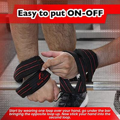 SERIOUS STEEL FITNESS Figure 8 Straps | Deadlift Straps | Heavy Duty  Lifting Straps | Strongman Axle Straps - 3 Sizes