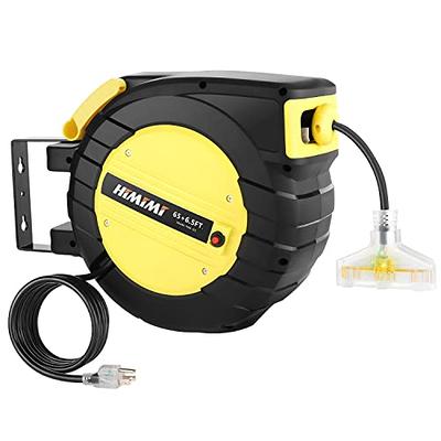  GREATIDE 30 Ft Retractable Extension Cord Reel, 16/3