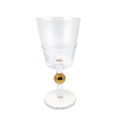 Cambridge 12 Oz Brushed Gold Stainless Steel Red Wine Glasses, Set