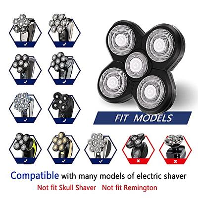 Replacement Head for Electric Shaver, 5D Head Shaver Replacement Blade,  Electric Razor Shaver Head, Easy Install