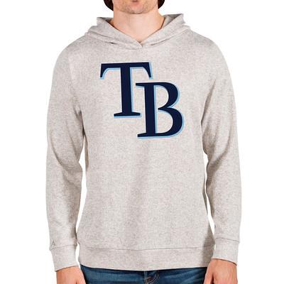 Men's Antigua White Tampa Bay Buccaneers Victory Pullover Hoodie 