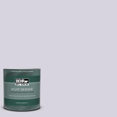 BEHR PREMIUM PLUS 1 gal. #160C-2 Flush Pink Semi-Gloss Enamel Low