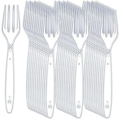 Comfy Package 500 Pack Extra Heavyweight Disposable White Plastic Knives