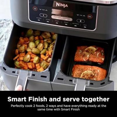 Ninja Foodi 6-in-1 8 Quart 2-Basket Air Fryer with DualZone Technology  DZ201, Color: Gray - JCPenney