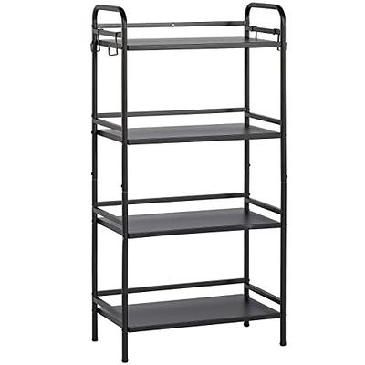 HEOMU 5 Tier Shelving Unit Metal Storage Shelf, Wire Shelves Organizer  Utility Storage Racks and Shelving for Laundry Bathroom Kitchen Garage -  Yahoo Shopping