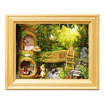 Labeol 5D Diamond Painting Kit for Kids with Wooden Frame Art and