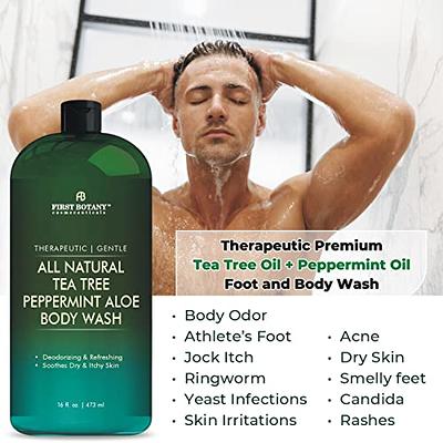 tea tree oil foot and body