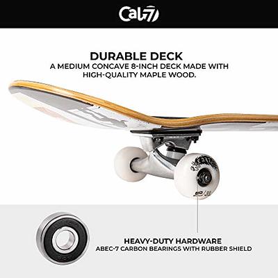 Cal 7 Complete Standard Skateboard 7.5-8-Inch Deck (8