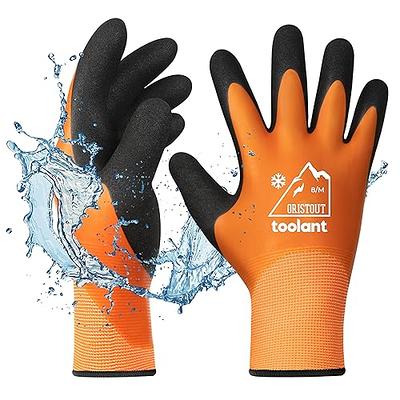 OriStout Waterproof Winter Work Gloves for Men and Women, Touchscreen,  Freezer Gloves for Working in Freezer, Thermal Insulated Fishing Gloves,  Super Grip, Red, Medium - Yahoo Shopping