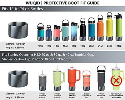 Protective Silicone Sleeve Boot 12oz 21oz 24oz Water Bottle for Hydro  Flask,Simple Modern and More, Flask Rubber Boot BPA Free, Compatible with