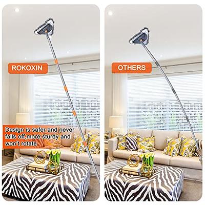  Baseboard Cleaner Tool with Long Handle - ROKOXIN