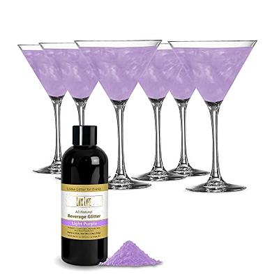 Snowy River Purple Cocktail Glitter - All Natural Edible Glitter for  Drinks, Beverage Glitter, Champagne Glitter, Drink Glitter (4 Gram, Purple)