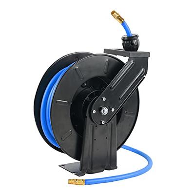 ET040C Retractable Air Hose Reel, 1/2 Inch x 50' Ft Wall Mount