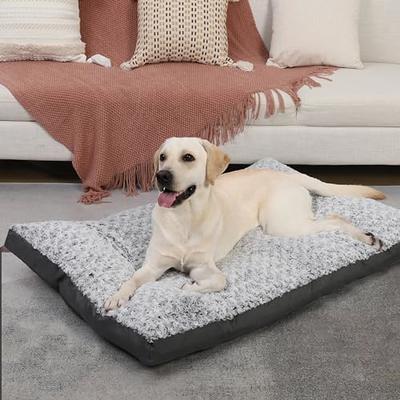 Vonabem Dog Bed Crate Pad, Deluxe Plush Soft Pet Beds, Washable