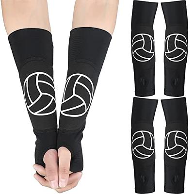 Minatee Volleyball Arm Sleeves Passing Hitting Forearm Sleeves with  Protection Pads and Thumb Hole Padded Volleyball Sleeves (2 Pairs, 10.4  Inch) - Yahoo Shopping